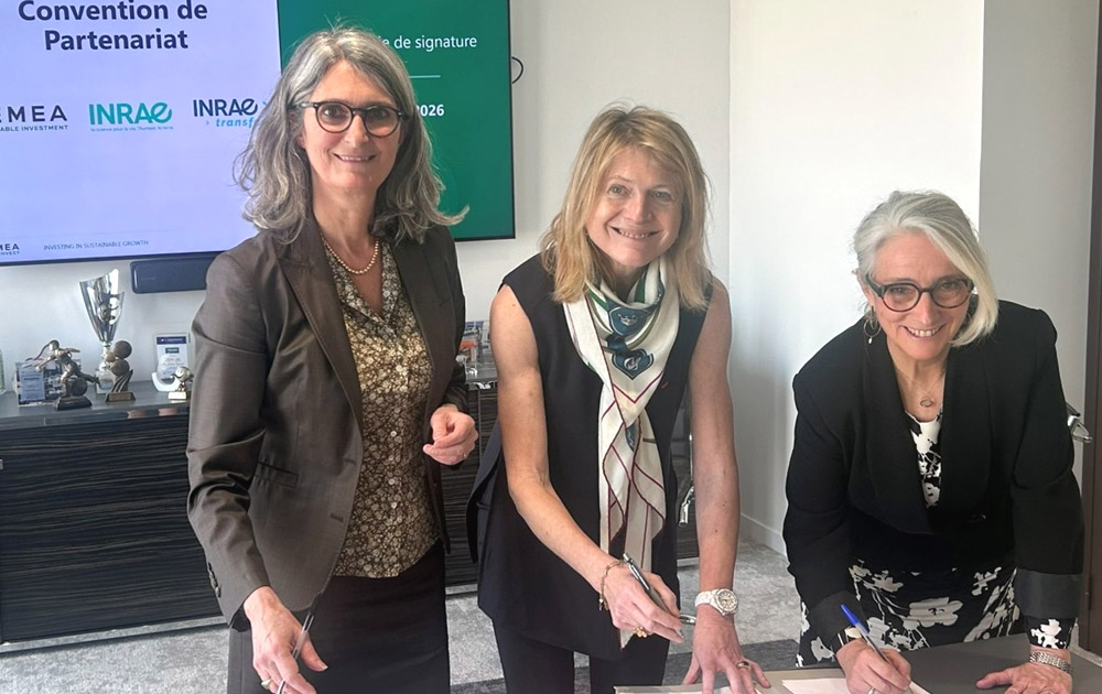 DEMEA SI, INRAE et INRAE Transfert signent un partenariat pour accélérer l’innovation au service de la transition écologique et agricole